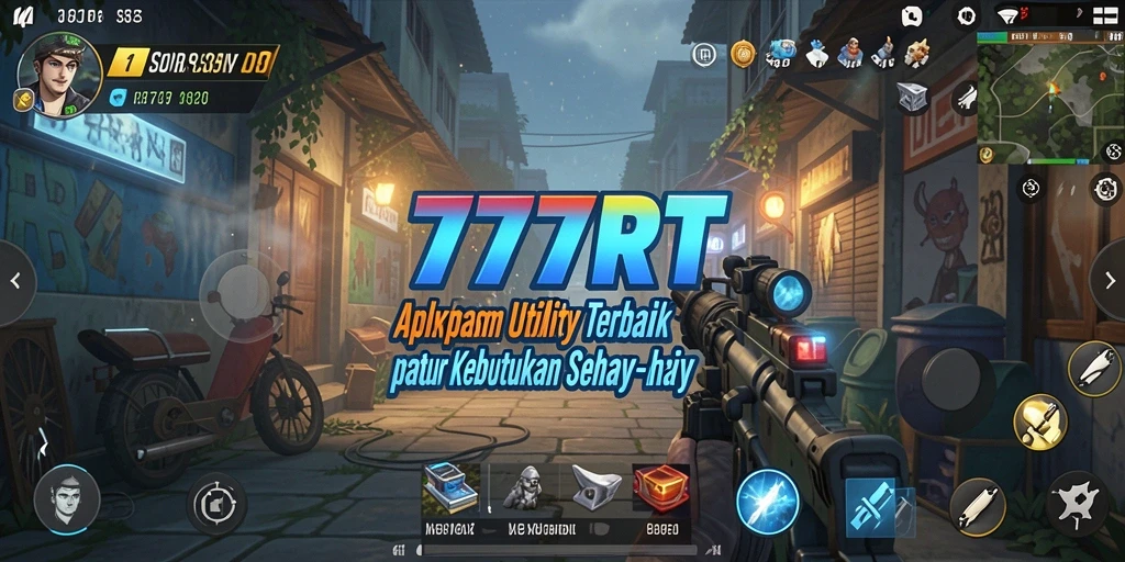Tangkapan layar aplikasi 777RT menunjukkan fitur produktivitas yang unggul.
