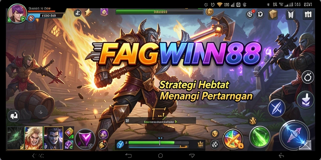 Tampilan menarik dari gameplay strategi FANGWIN88.