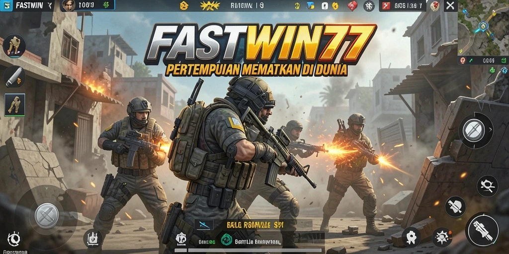 Tampilan gameplay menegangkan di FASTWIN77 dengan aksi pertempuran seru.
