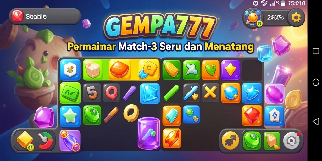 Tangkapan layar menarik gameplay seru GEMPA777.