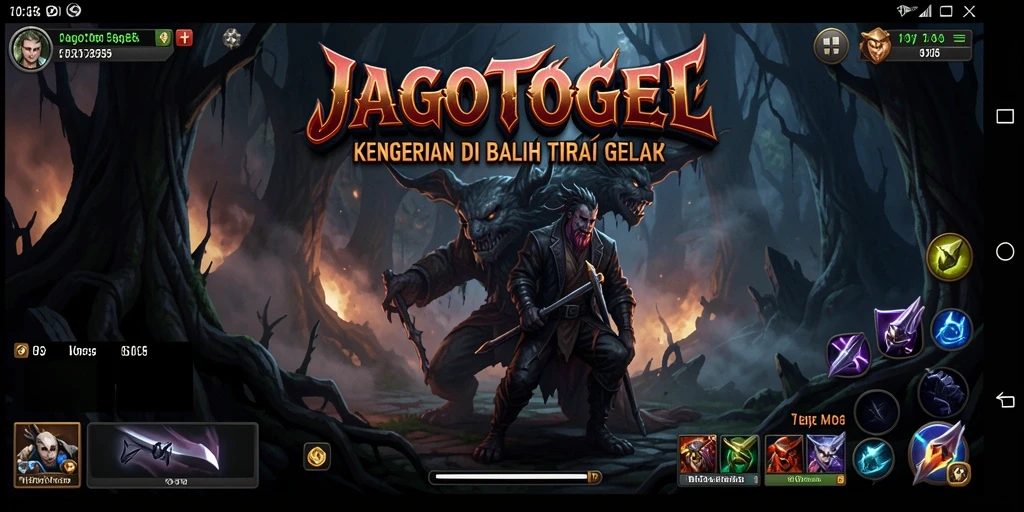 Screenshot menampilkan suasana Horror yang mencekam dalam JAGOTOGEL.