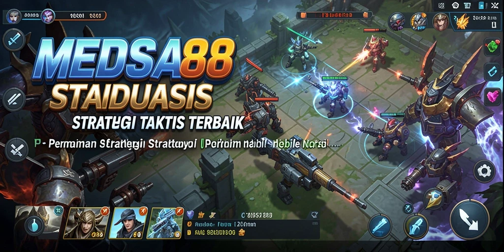 Tangkapan layar MEDUSA88 menunjukkan pertempuran seru dan strategi taktis.