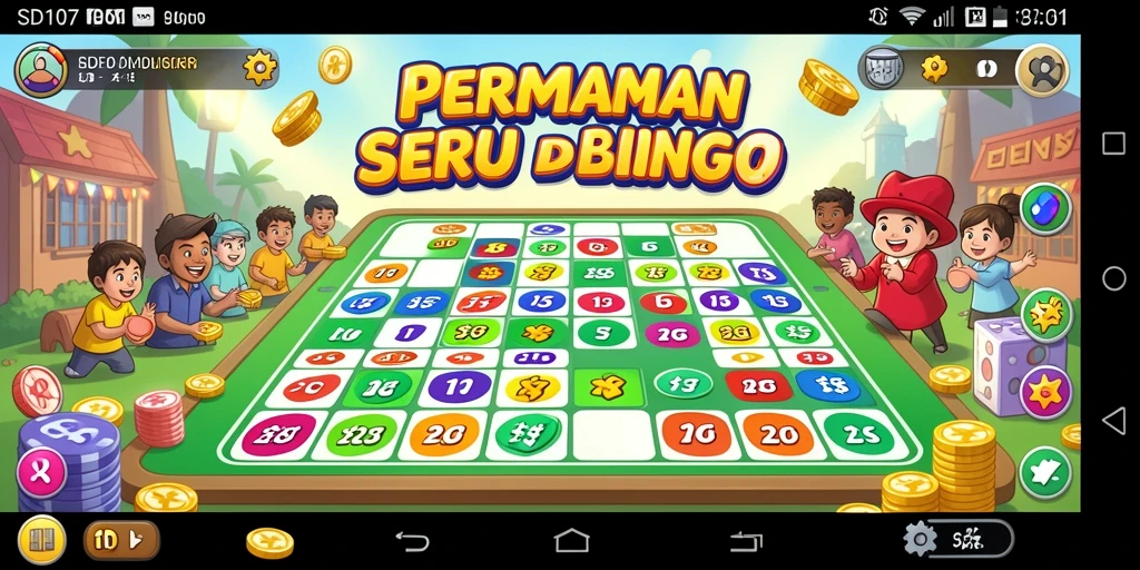 Gambaran gameplay Bingo yang seru di SD107.