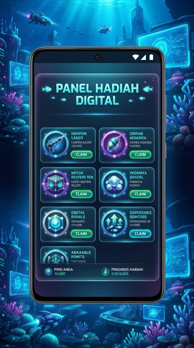 Tampilan utama aplikasi 116x yang menarik dan informatif.